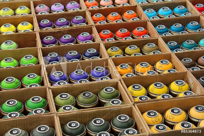 Image de Bombes de peinture pour graffeur